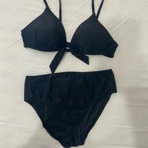 High wasted bikini set